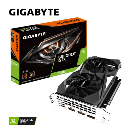 Gigabyte GeForce GTX 1650 OC 4 GB GDDR5 Graphic Card (GV-N1650OC-4GD)