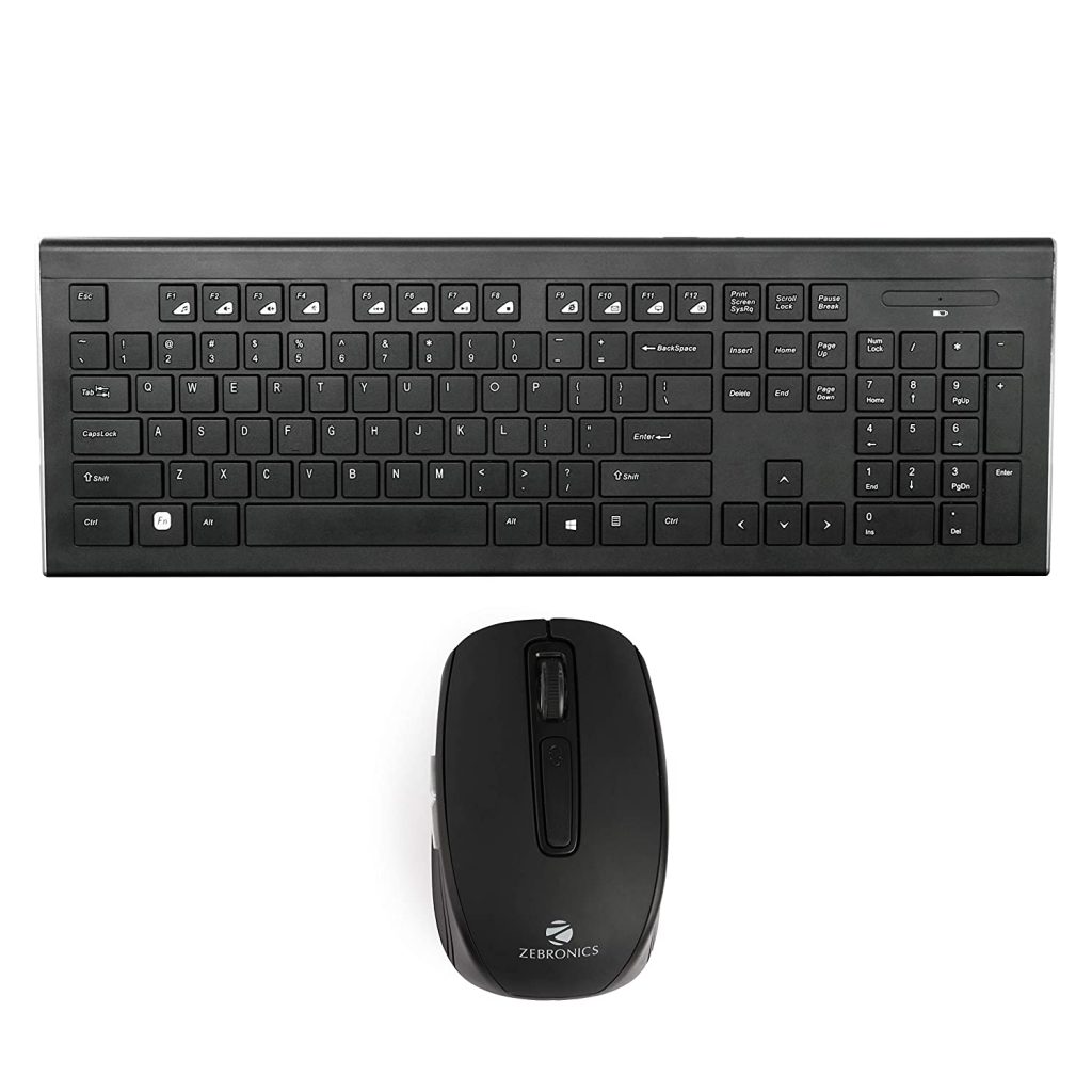 Zebronics Companion 103 Wireless Keyboard and Mouse Combo i7 Solutions