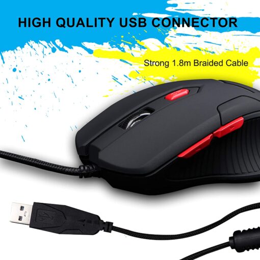 Zebronics ZebFeather USB Gaming Mouse with Mouse Pad i7 Solutions
