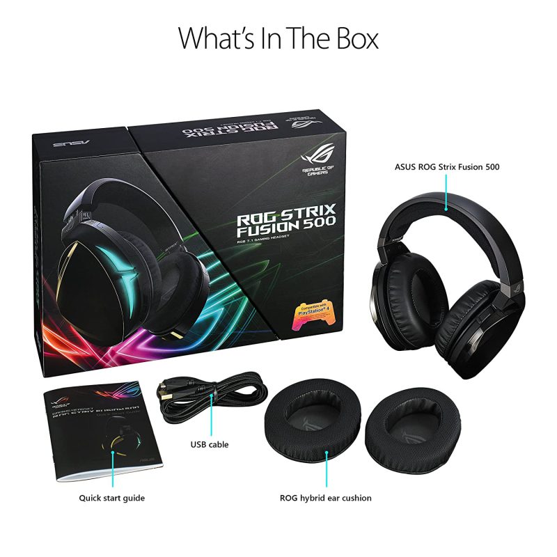 Asus Rog Strix Fusion 500 Gaming Headset I7 Solutions 4546