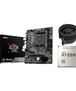 AMD Ryzen 5 3400G OEM Processor With MSI A520M-A Pro Motherboard Combo